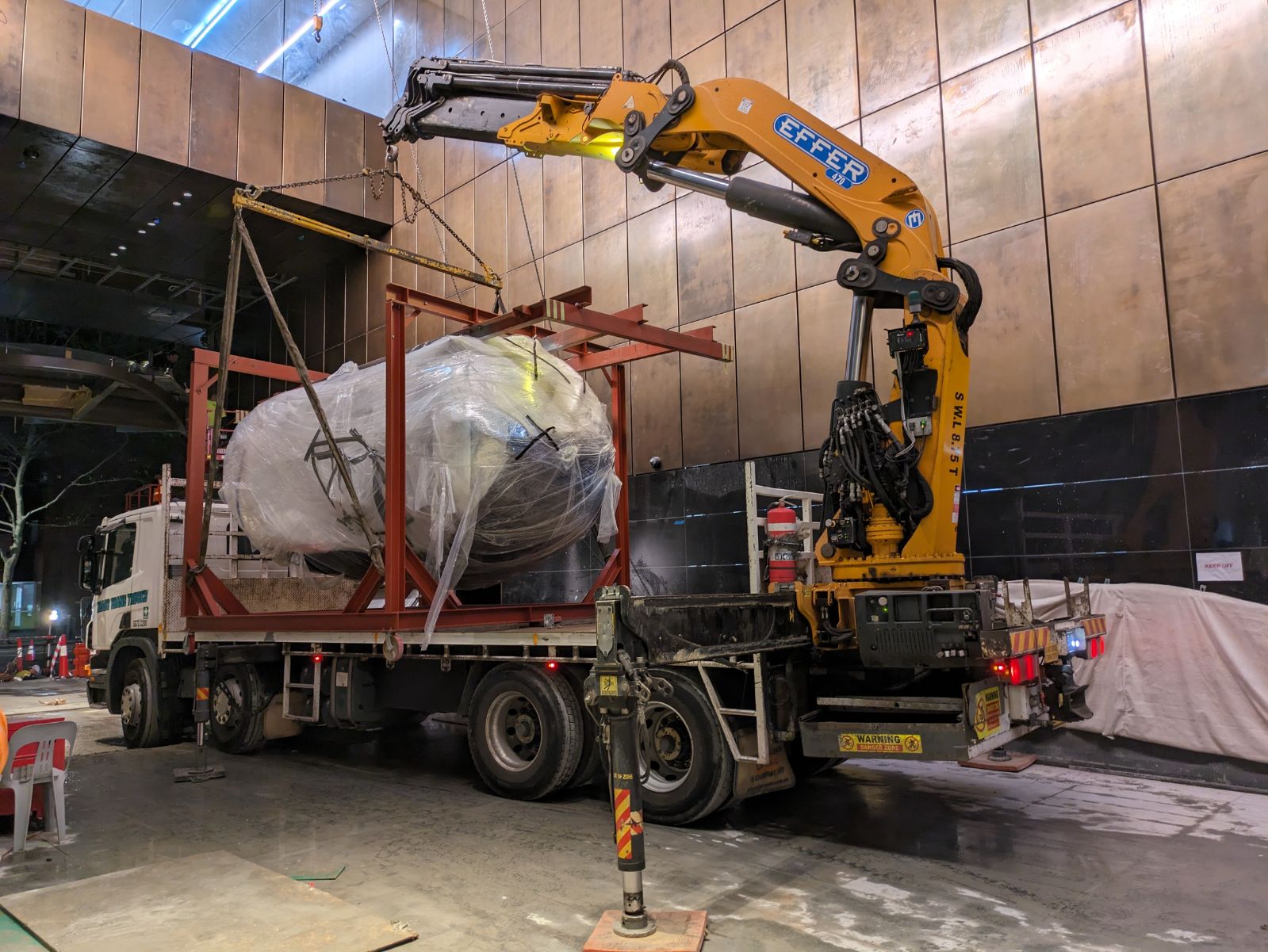 Sculpture Deliveries for Sydney Metro Pitt St Station