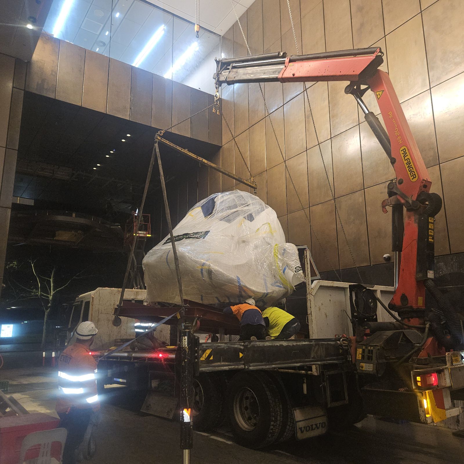 Sculpture Deliveries for Sydney Metro Pitt St Station Small